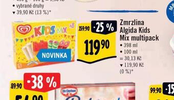 Albert Zmrzlina algida nabídka