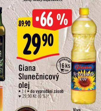 Albert Giana slunečnicový olej nabídka