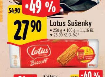 Albert Lotus sušenky nabídka