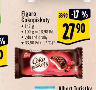 Albert Figaro čokopiškoty nabídka