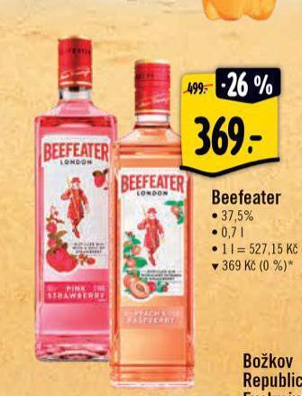 Albert Beefeater gin nabídka