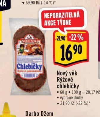 Albert Nový věk rýžové chlebíčky nabídka