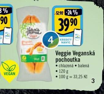 Albert Veggie veganská pochoutka nabídka