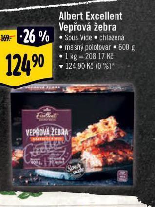 Albert Vepřová žebra nabídka