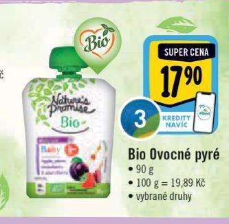 Albert Bio ovocné pyré nabídka