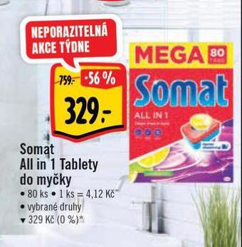Albert Somat tablety do myčky nabídka