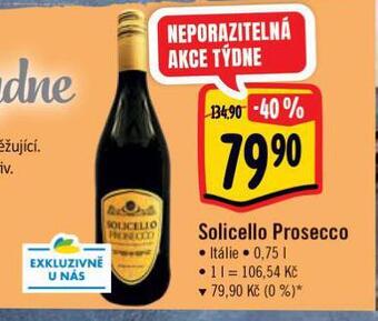 Albert Prosecco solicello nabídka