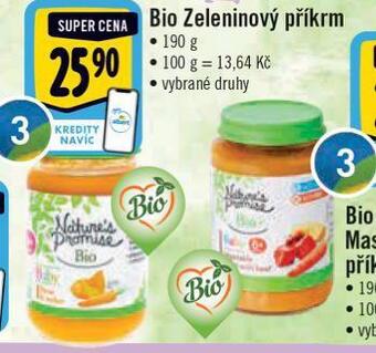 Albert Bio zeleninový příkrm nabídka