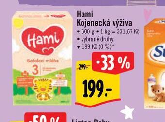 Albert Hami kojenecká výživa nabídka