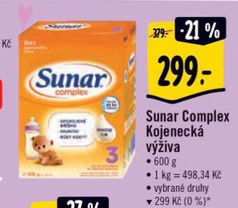Albert Sunar kojenecká výživa nabídka