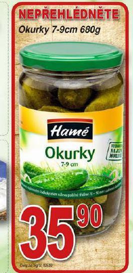 Hruška Okurky nabídka