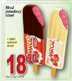Hruška Mrož zmrzlina nabídka