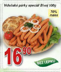 Hruška Vídeňské párky nabídka