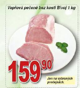 Hruška Vepřová pečeně bez kosti nabídka