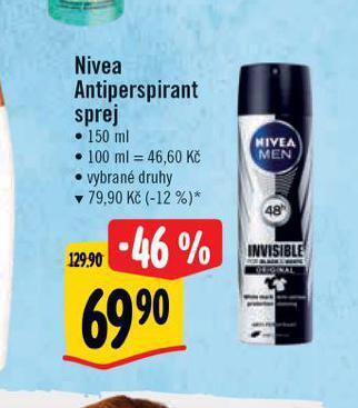 Albert Nivea antiperspirant nabídka