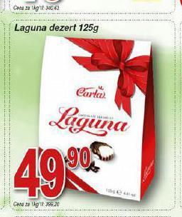 Hruška Laguna dezert nabídka