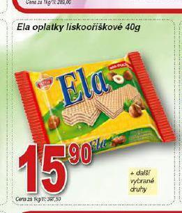 Hruška Ela oplatky nabídka
