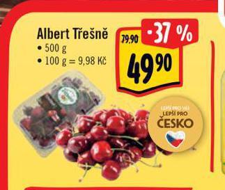 Albert Třešně nabídka