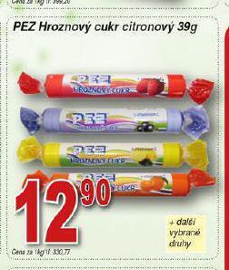 Hruška Pez hroznový cukr nabídka