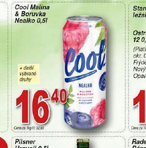 Hruška Cool nealkoholické pivo nabídka