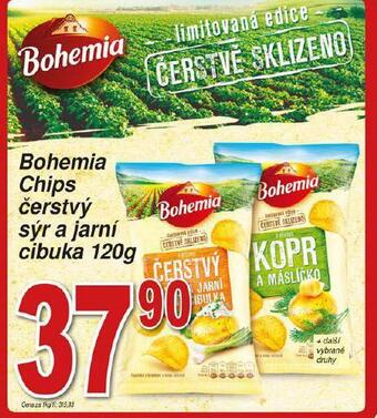 Hruška Bohemia chipsy nabídka