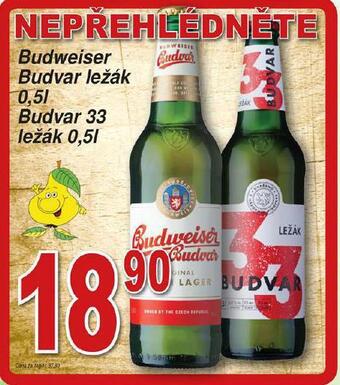 Hruška Pivo budweiser budvar nabídka