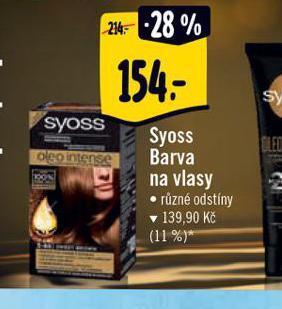 Albert Syoss barva na vlasy nabídka