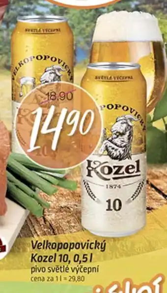 Coop Velkopopovický Kozel 10, 500ml nabídka
