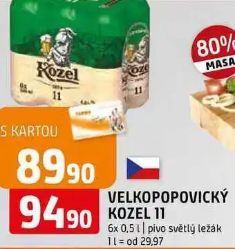 Terno Velkopopovický kozel  6x 0,5 l nabídka