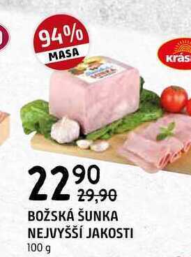 Terno Božská šunka nejvyšší jakosti 100 g nabídka