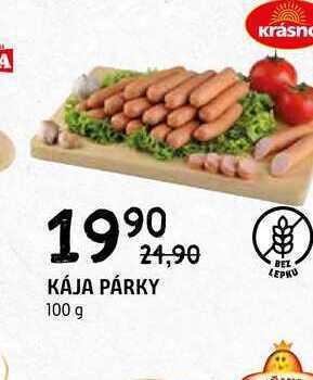 Terno Kája párky 100 g nabídka