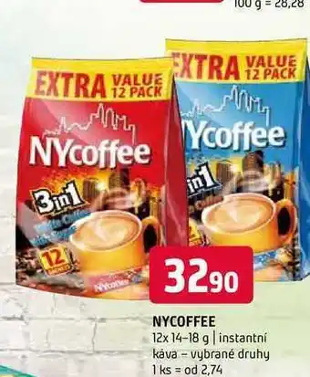 Terno Nycoffee 12x 14-18 g | instantní káva nabídka