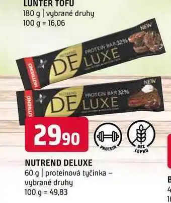 Terno Nutrend deluxe 60 g proteinová tyčinka nabídka
