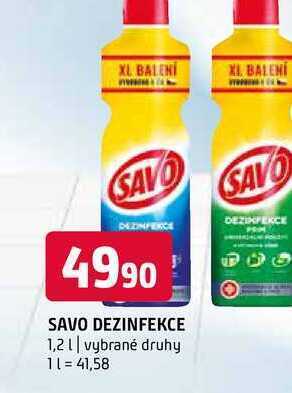 Terno Savo dezinfekce 1,2 l nabídka