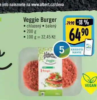 Albert Veggie burger 200 g nabídka