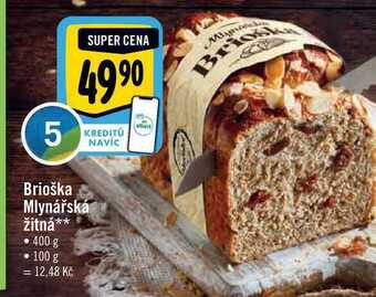 Albert Brioška mlynářská žitná 400 g nabídka