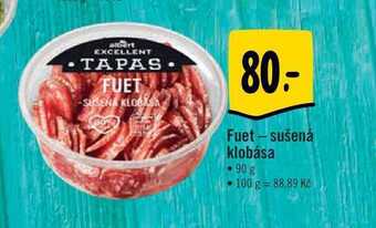 Albert Fuet - sušená klobása 90 g nabídka