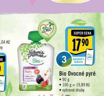 Albert Bio ovocné pyré • 90 g nabídka
