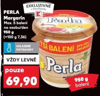 Kaufland PERLA Margarin nabídka