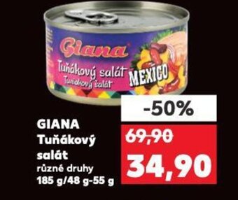 Kaufland GIANA Tuňákový salát nabídka