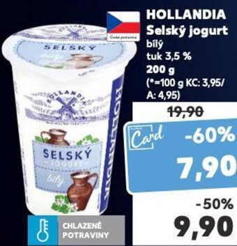 Kaufland HOLLANDIA Selský jogurt nabídka