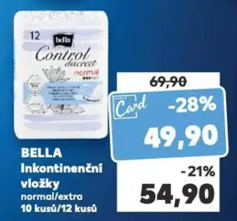Kaufland BELLA Inkontinenční vložky nabídka