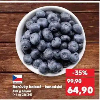 Kaufland Borůvky balené – kanadské nabídka