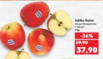 Kaufland Jablka Kanzi dovoz Nizozemsko I. jakost nabídka