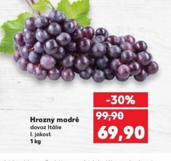 Kaufland Hrozny modré nabídka