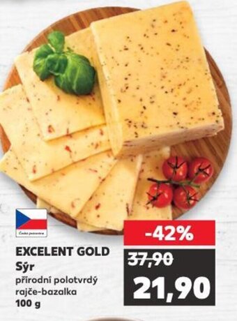 Kaufland EXCELENT GOLD Sýr nabídka