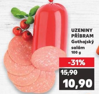 Kaufland UZENINY PŘÍBRAM Gothajský salám 100 g nabídka