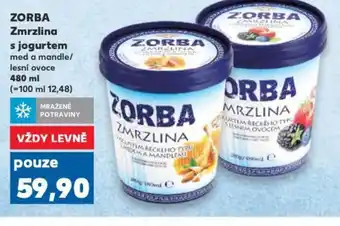 Kaufland ZORBA Zmrzlina s jogurtem nabídka