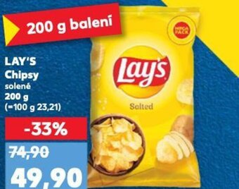 Kaufland LAY'S Chipsy solené nabídka