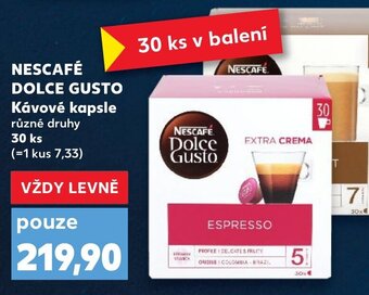 Kaufland NESCAFÉ DOLCE GUSTO Kávové kapsle nabídka